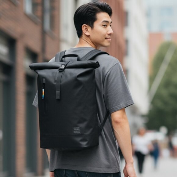 GOT BAG - ROLLTOP 26L Black Backpack - Picture 6 of 8